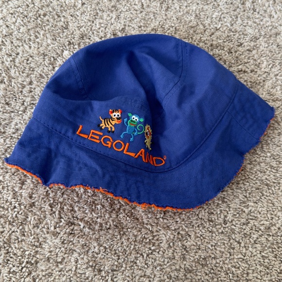 NWT Legoland blue and orange toddler boys bucket hat 52cm - Picture 5 of 5